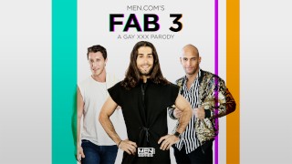 Men.com's Fab 3 Series Poster from Drill My Hole on men 