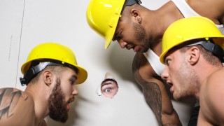 Men At Work with Thyle Knoxx , Morgan Blake, William Seed, Jason Vario, Joey Mentana in Jizz Orgy by Men