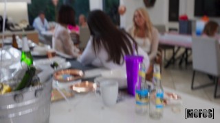 Trixi Brooks and Logan Xander in Surprise Sneaky Dick for the Birthday Girl episode