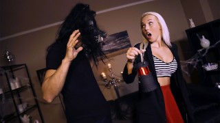 Lovita Fate and Kristof Cale in Halloween shocker for pretty teen episode
