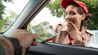 Shy waitress needs more than tips in Public Agent series with Mia Moone, Martin Gun by Fake Hub