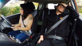 Ryan Ryder in Mixed Asian Student Can't Drive episode