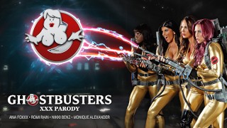 Ghostbusters XXX Parody Series Poster from ZZ Series on brazzers 