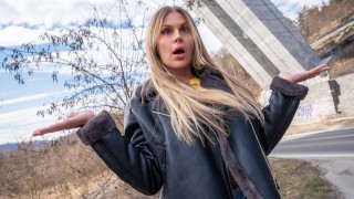  The Hitchhiking Bouncing Boobs with Zlata Shine, Martin Gun in Public Agent by Fake Hub