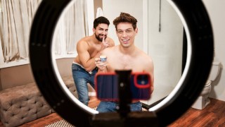 Cumsturizer in Drill My Hole series with Michael DelRay, Nick LA by Men
