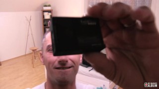 Linda Sweet and Mugur in POV fuck with Linda Sweet at photo shoot episode
