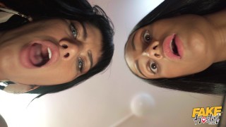 Yenifer Chacon and Breiny Zoe and Steve Q in Attack Of The Latinas episode