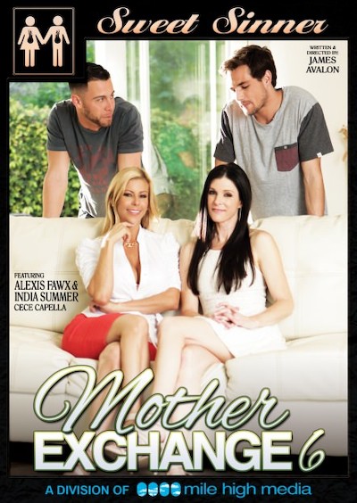 Mother Exchange #06 Porn DVD Cover with Alexis Fawx, Cece Capella, Donnie Rock, India Summer, Tyler Nixon, Seth Gamble, Steven St. Croix naked 