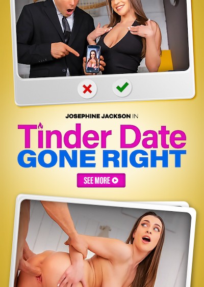Tinder date gone right Porn DVD Cover with Alberto Blanco, Josephine Jackson naked 