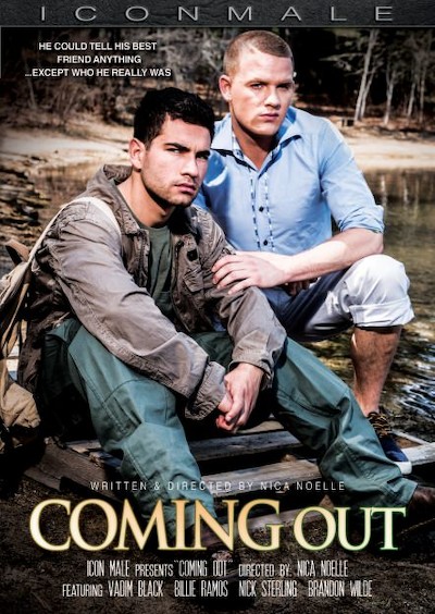 Coming Out Porn DVD Cover with Brandon Wilde, Billie Ramos, Nick Sterling, Vadim Black naked 