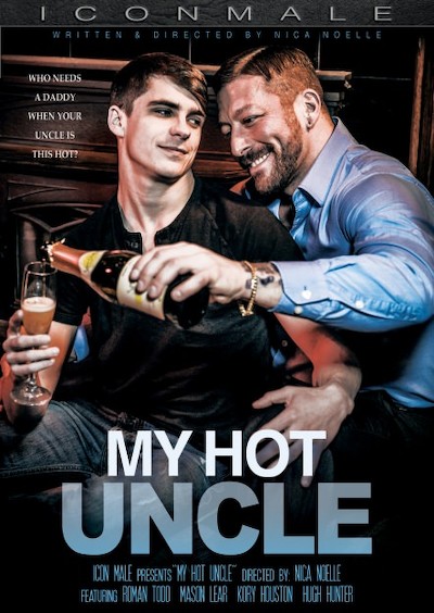 My Hot Man Porn DVD Cover with Hugh Hunter, Mason Lear, Roman Todd, Kory Houston naked 