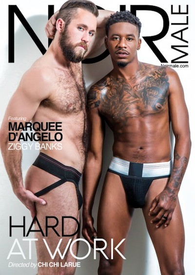 Hard At Work Porn DVD Cover with Adam Russo, DeAngelo Jackson, Jacob Peterson, Marquee D.Angelo, Ray Diesel, Seth Santoro, Ziggy Banks naked 