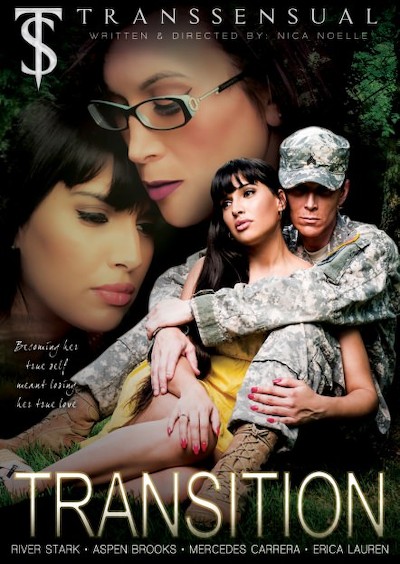 Transitions Porn DVD Cover with Erica Lauren, Aspen Brooks, Roman Todd, River Stark naked 