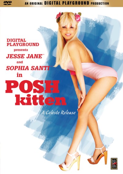 Posh Kitten Porn DVD Cover with Sandra Shine, Jean Val Jean naked 