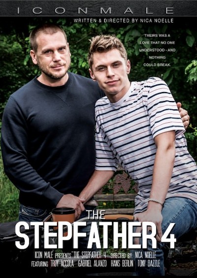 The Stepfather 4 Porn DVD Cover with Hans Berlin, Gabriel Alanzo, Tony Dazzle, Troy Accola naked 
