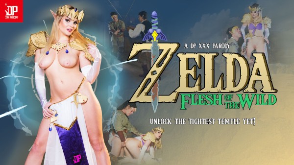 Zelda Flesh of the Wild: A DP XXX Parody Porn Photo with Katy Jayne, Ryan Ryder naked