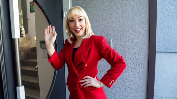 Red Blazer Realty Porn Photo with Lily Labeau naked