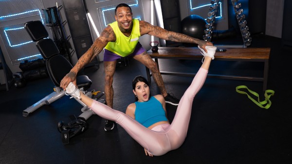 Stretching Makes Me Wet Porn Photo with  naked