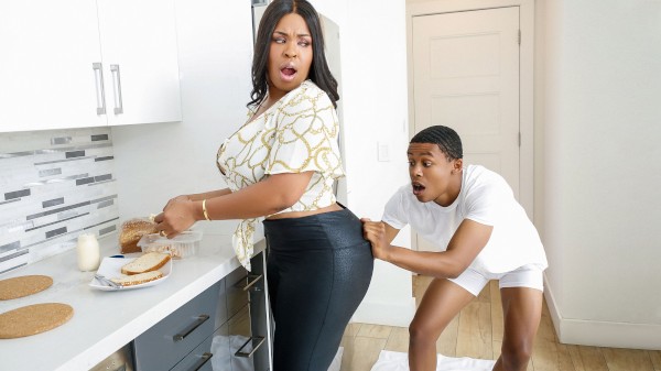 The Kitchen Humper Porn Photo with Aryana Adin, Lil D naked