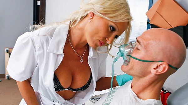 Distracted Dentist Drilled Porn Photo with Johnny Sins, Diana Doll naked