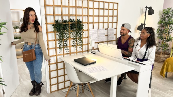 Fucking The Piano Tutor Porn Photo with Juan Lucho, Barbie Rous naked