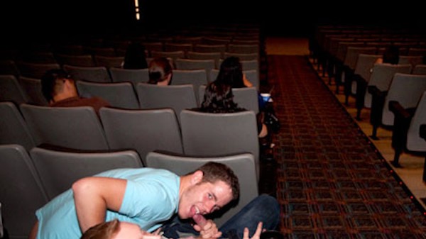 Fucking In The Theater Porn Photo with Brenden, Leche naked