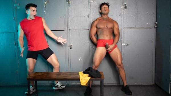 Spotted By The Gym Bro Porn Photo with Kenzo Alvarez, MrDeepVoice naked