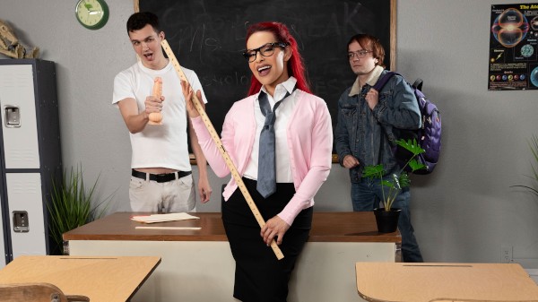 Getting D In Detention Porn Photo with Foxxy, Josh Rivers naked