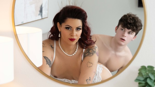 Experienced MILF Offers Stepson JOI Porn Photo with June Ferrari, Silas Brooks naked