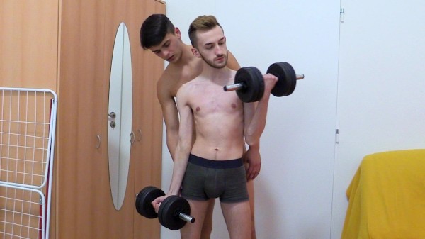Enjoy Fitness Training on Twinkpop.com Featuring Lucas, Dave Dong, Jerome Rush