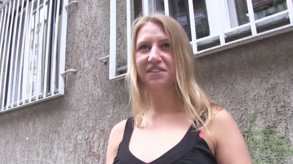 Nervous Russian accepts cash for sex from stranger Porn Photo with Milana Blanc naked
