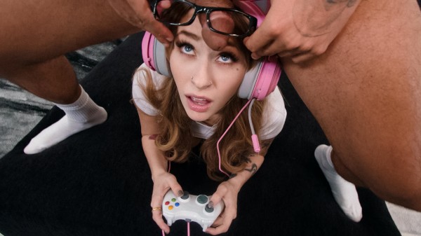 Gaming Interruption Porn Photo with Angel Youngs, Air Thugger naked