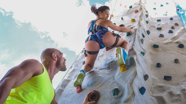 Bouldering Booty Porn Photo with Johnny Sins, Abella Danger naked